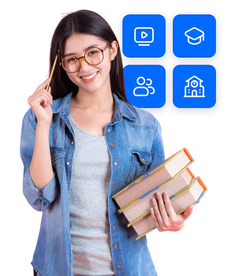 School administration, teachers, parents and students using AcadOffice ERP